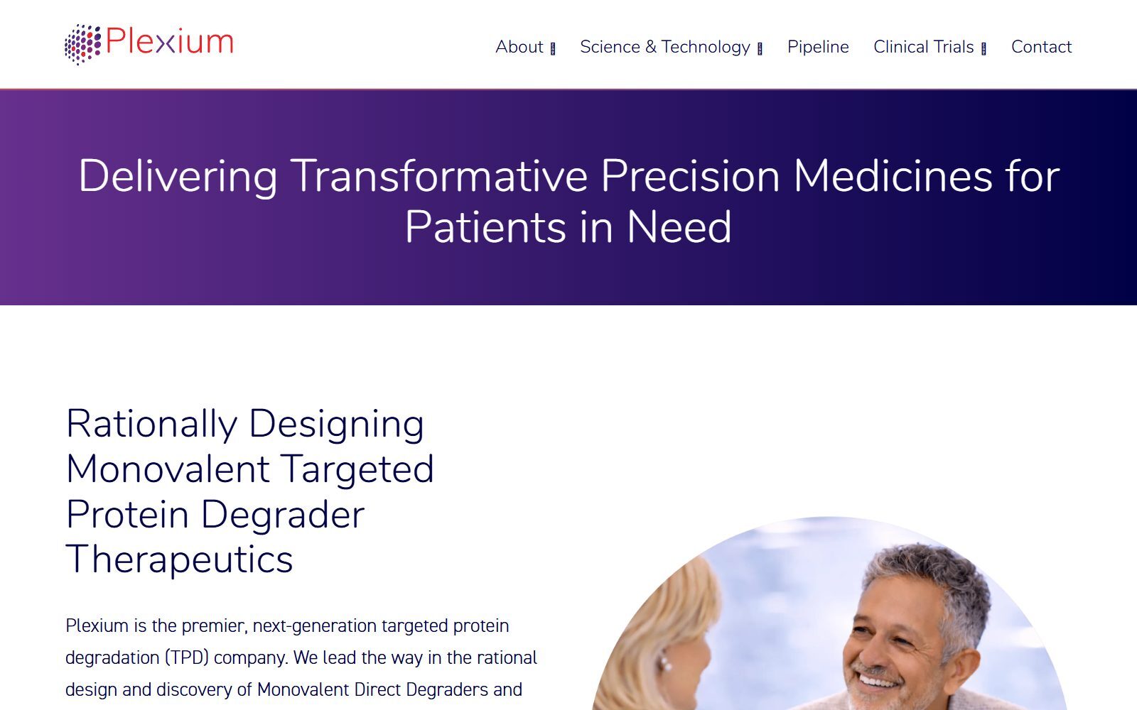Plexium homepage screenshot (October 2026)