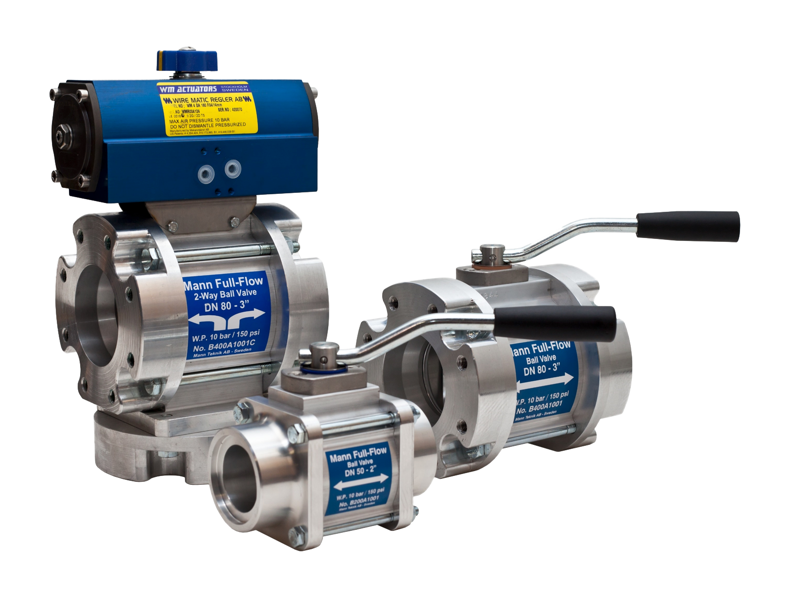 Full flow ball valves