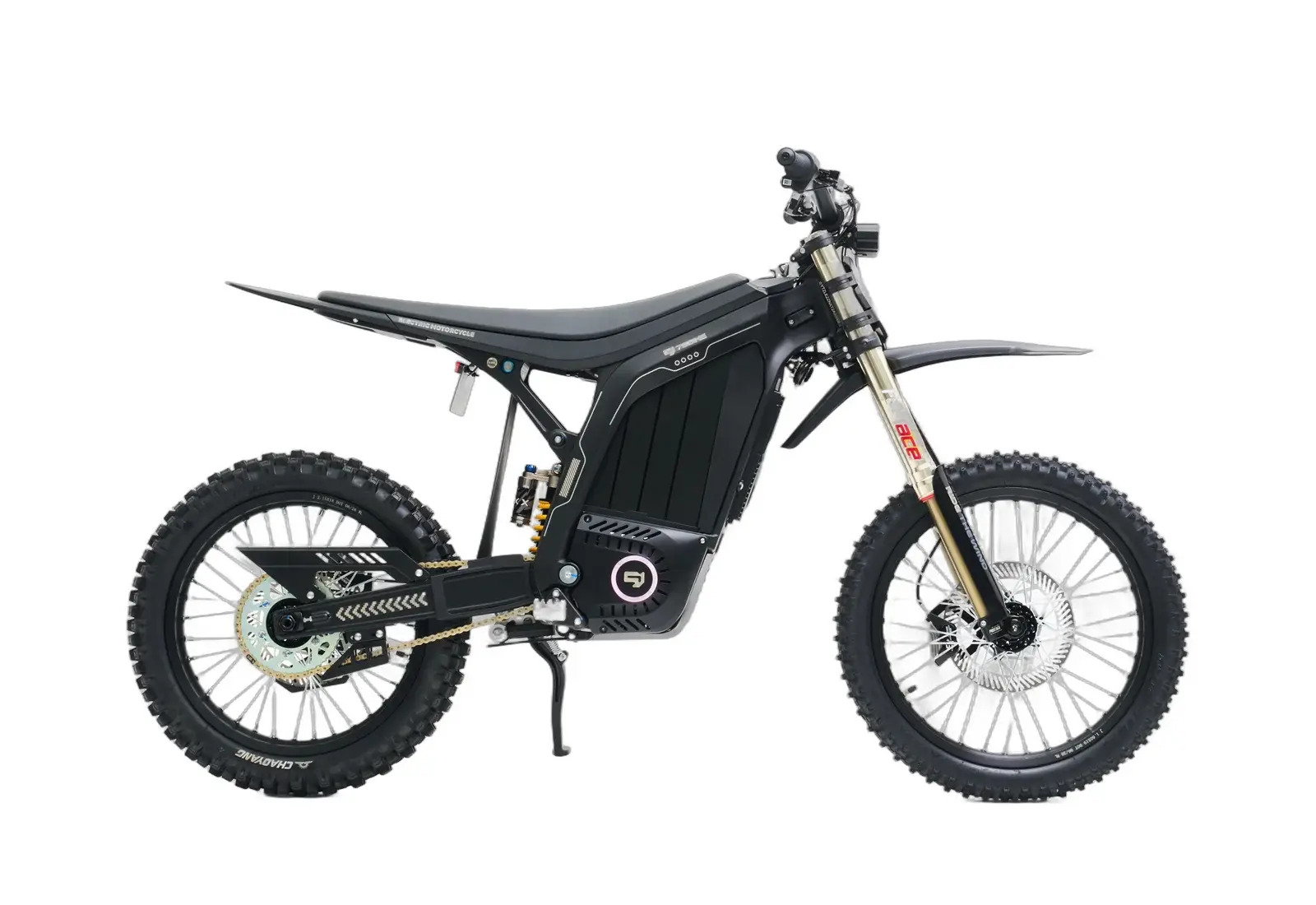 Falcon Lynx X, чёрный с золотыми вставками, вид сбоку