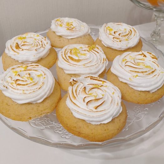 Лимонные кукис с меренгой ученицы Юлии Егоровой
