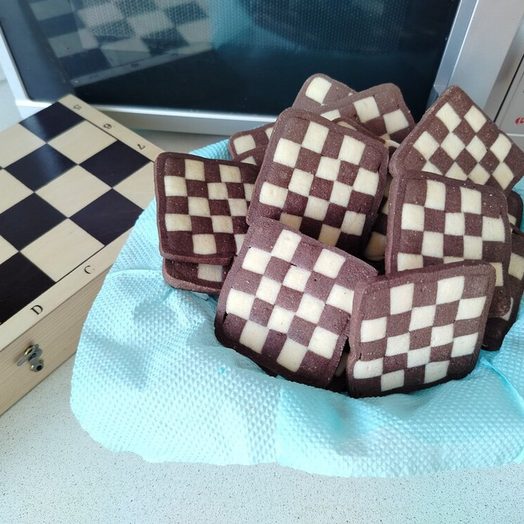 Печенье Шахматы ученицы Марины Филипповых