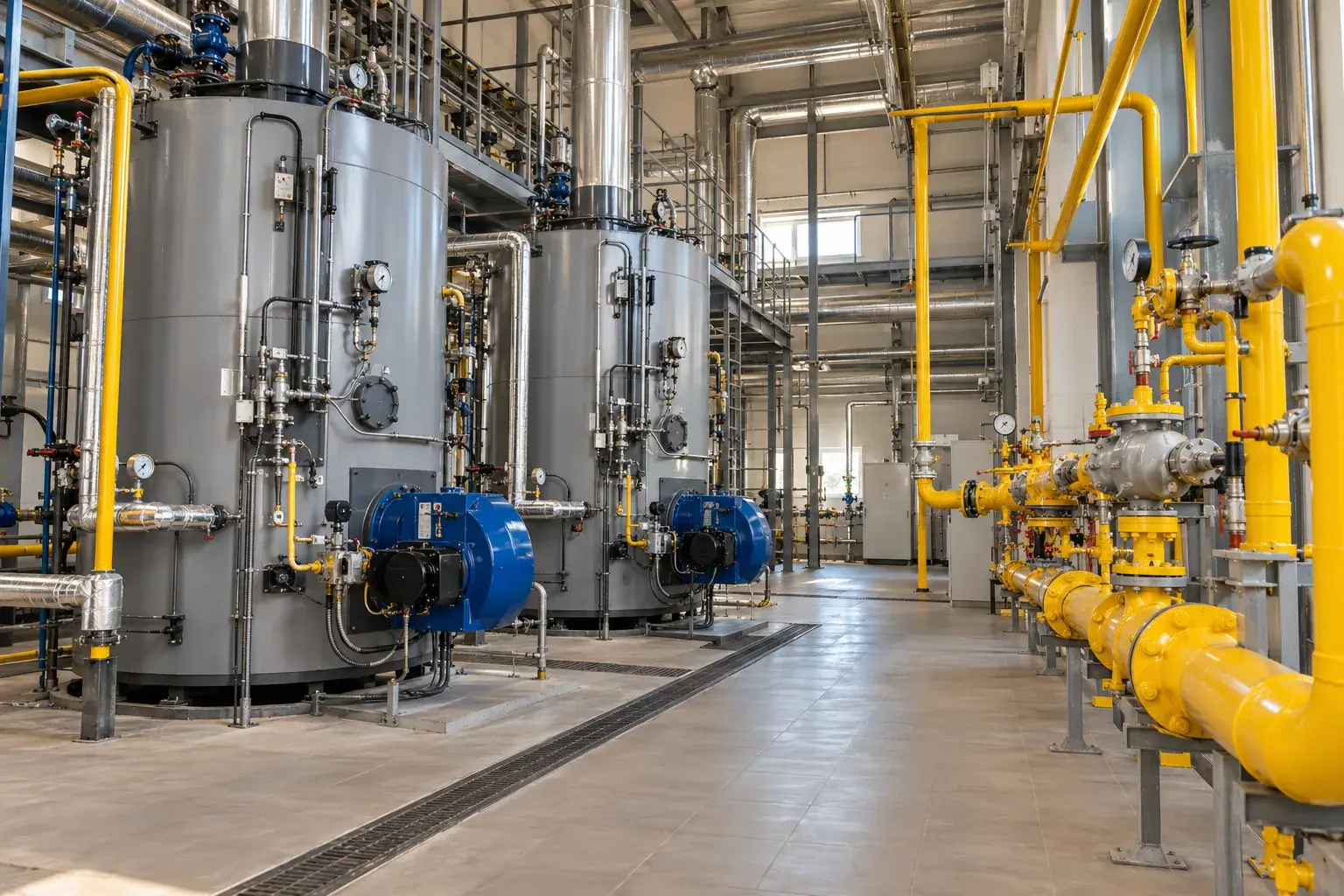 Расширение газоснабжения паровой котельной пищекомбината в Веселом