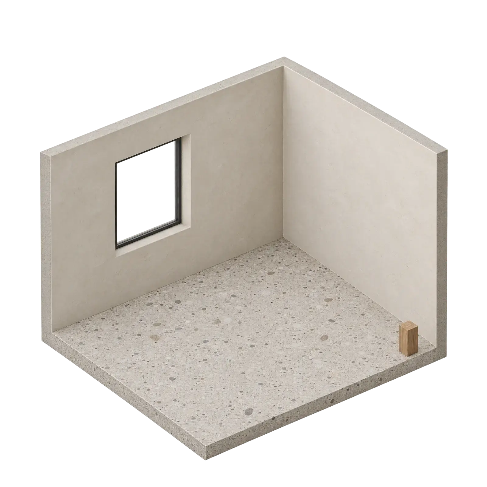 Интерьерная 3D-иллюстрация учебного задания