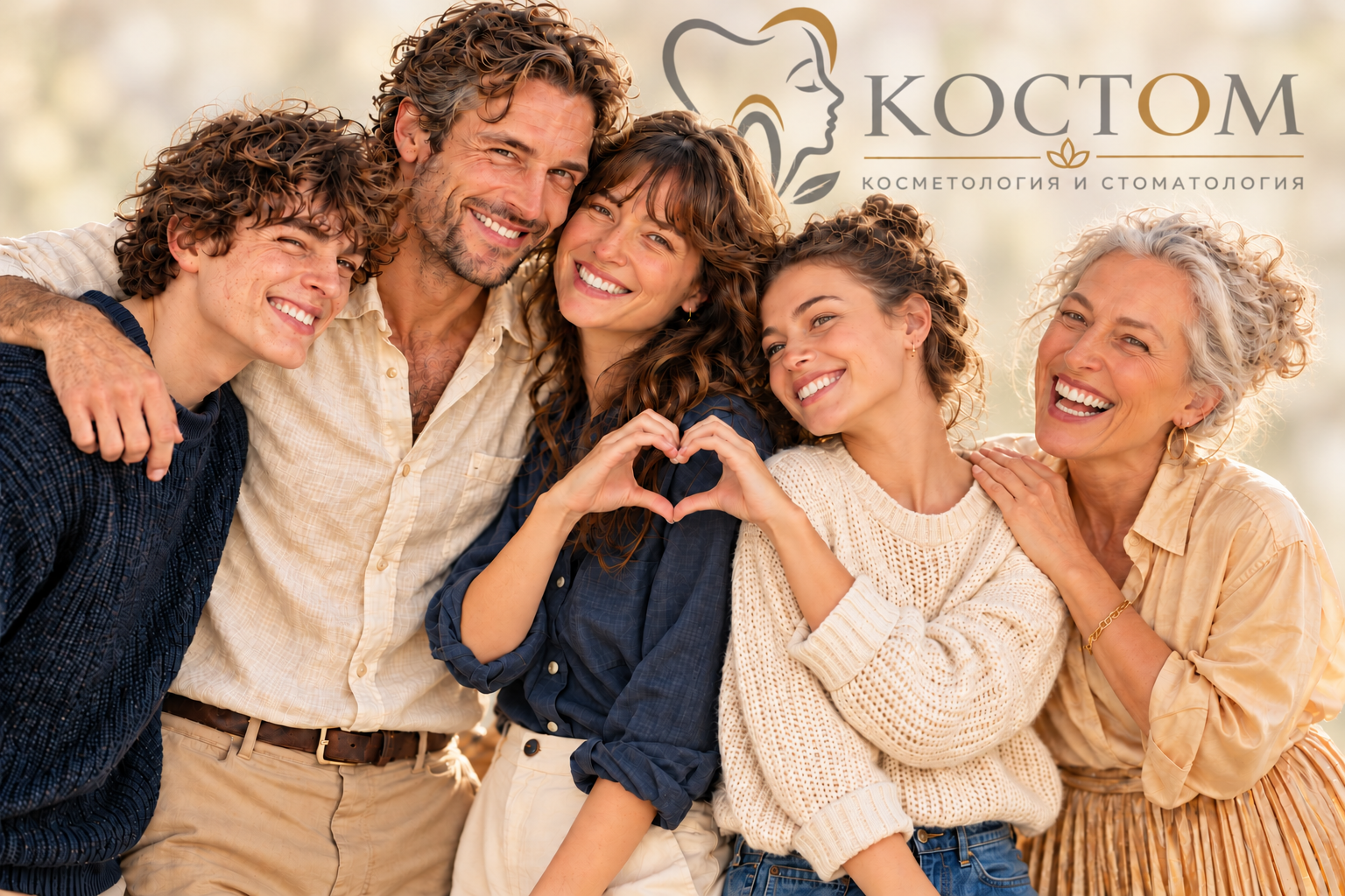 Улыбки людей — КОСТОМ