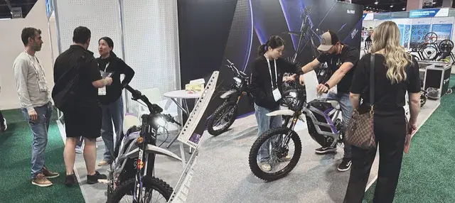 Стенд 79BIKE с Falcon Pro на выставке AIMExpo в Лас-Вегасе