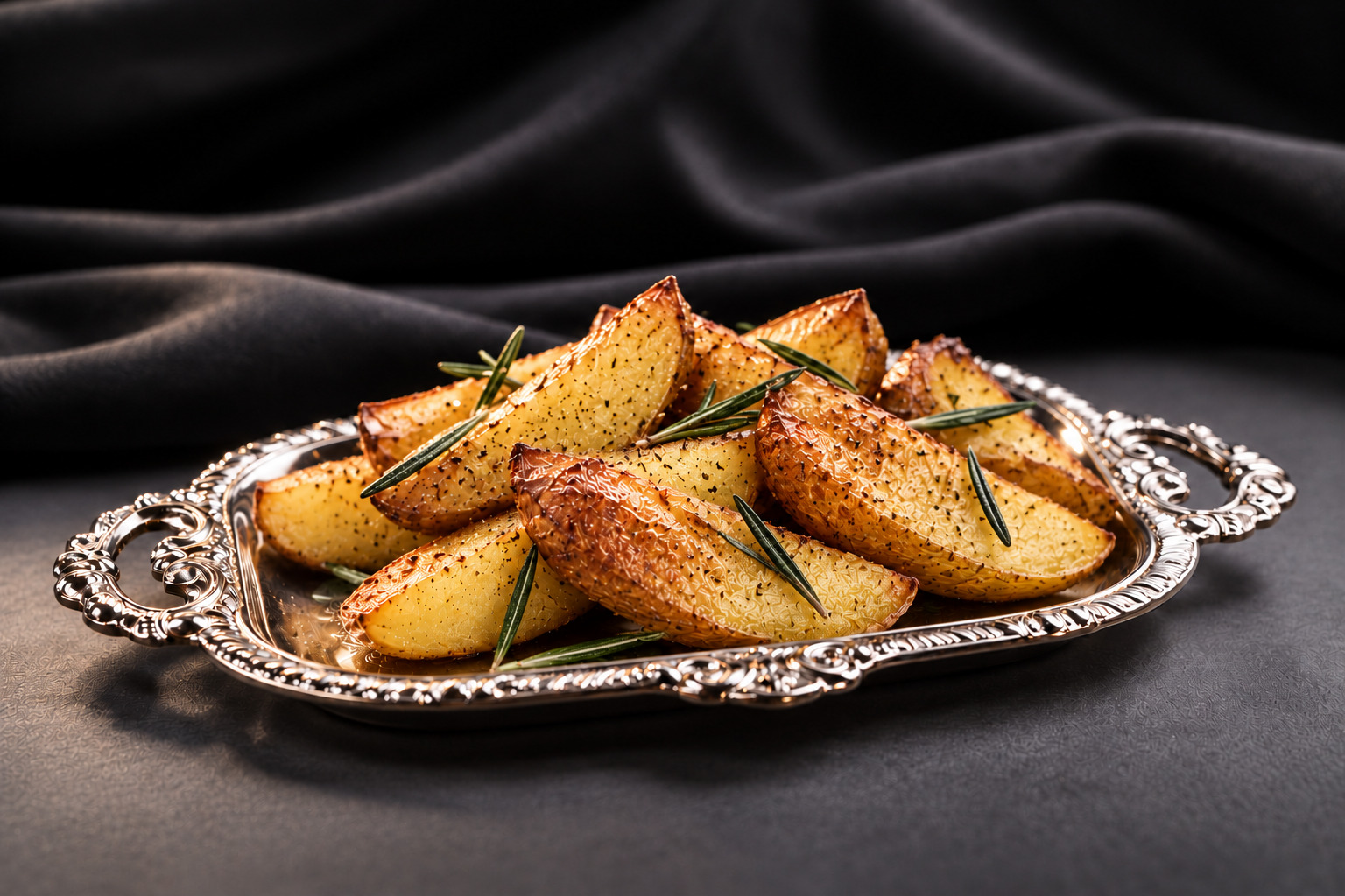 Запеченный картофель с розмарином