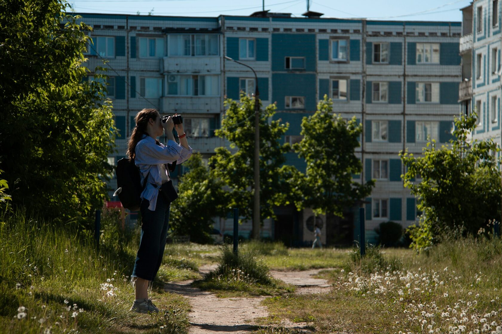 Панельный жилой дом на Старой Басманной