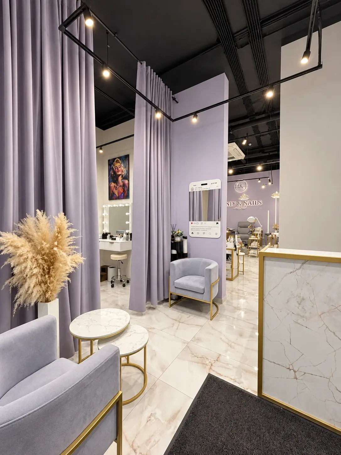 Интерьер ONLY&NAILS · Мытищи, проспект Астрахова