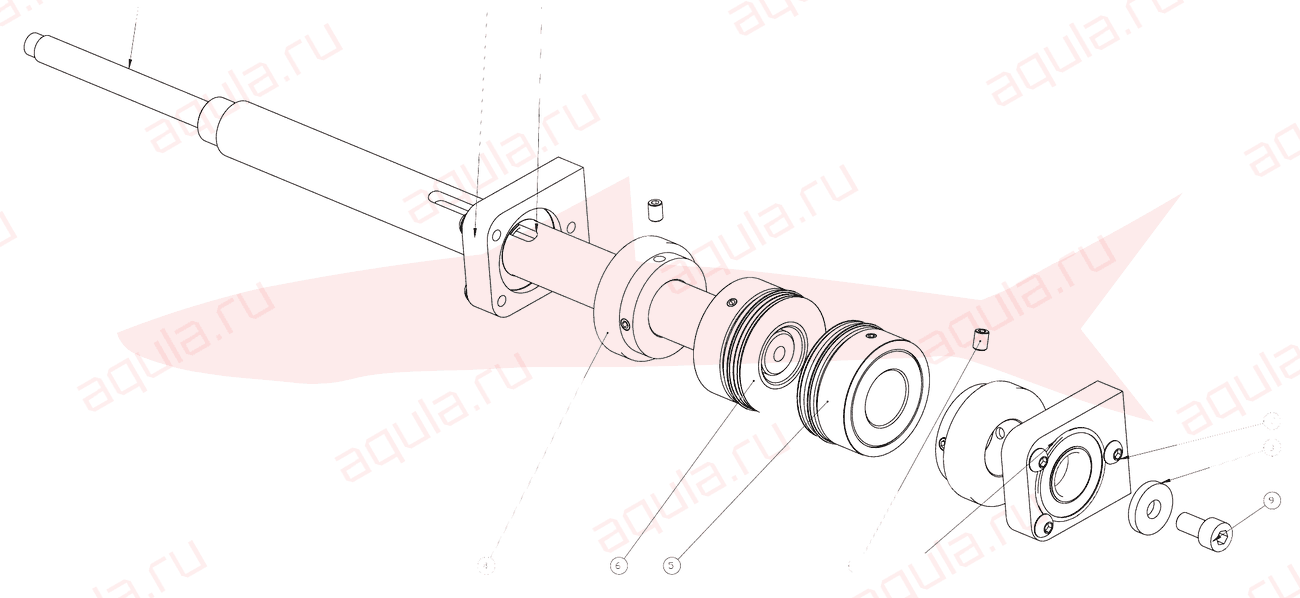 Morgana DigiBook 450 A0210080-01 Ass albero cord inferiore — схема деталей