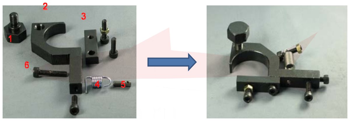 Morgana DigiCoater 4 Pinch Roller Bracket — схема деталей