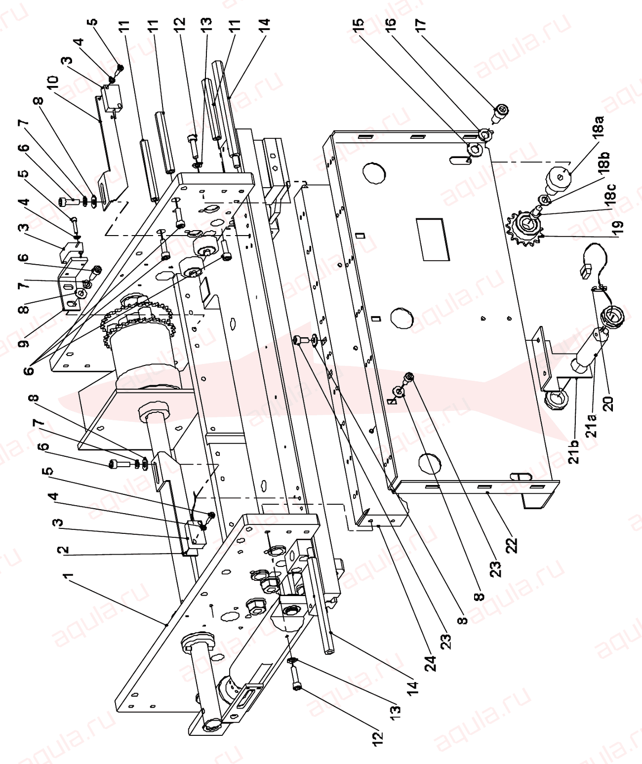 Morgana Square Back System Fig 10 Crush Assembly — схема деталей