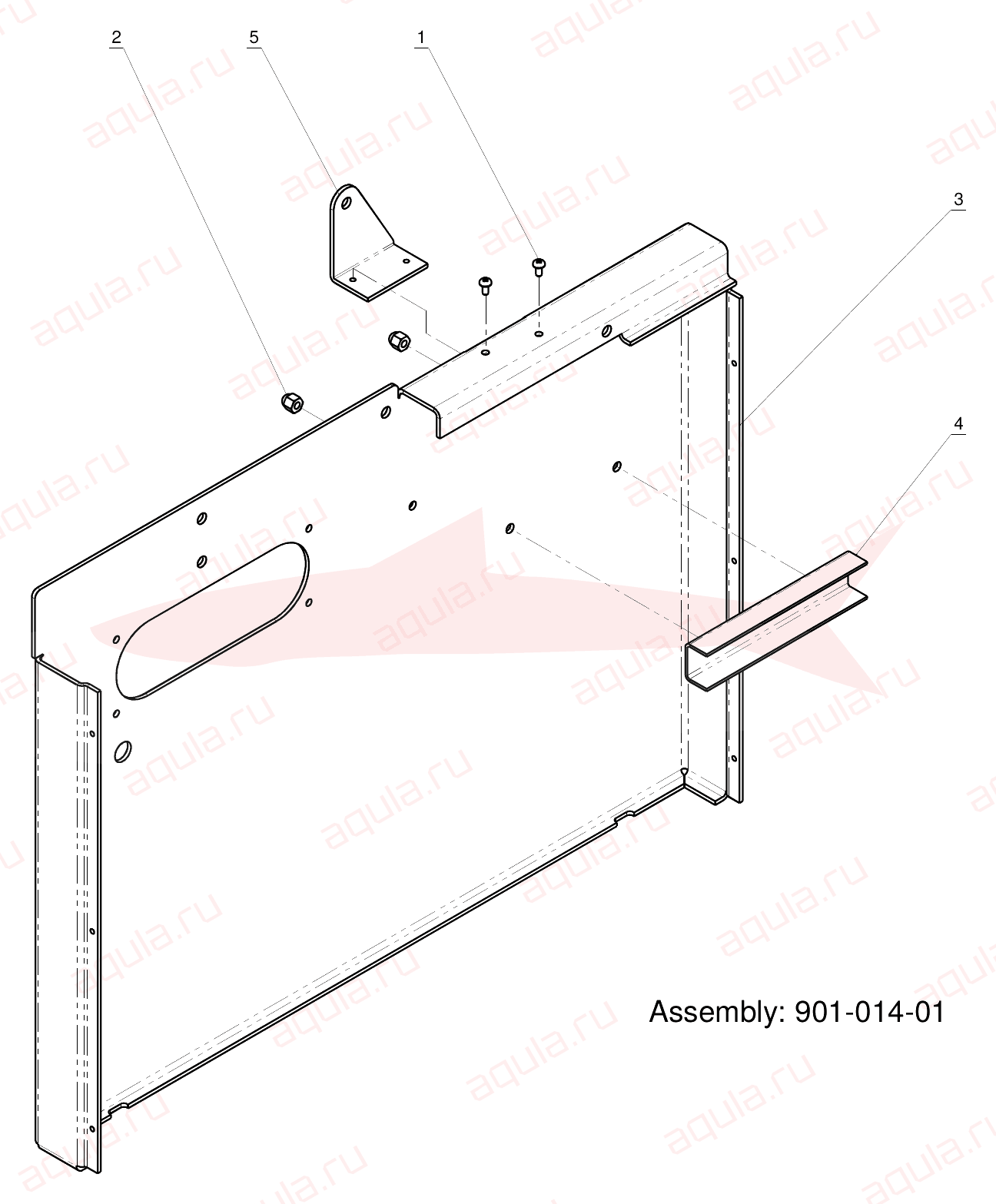 Morgana Feeder 8000 901-014-01 Side Assembly Right — схема деталей