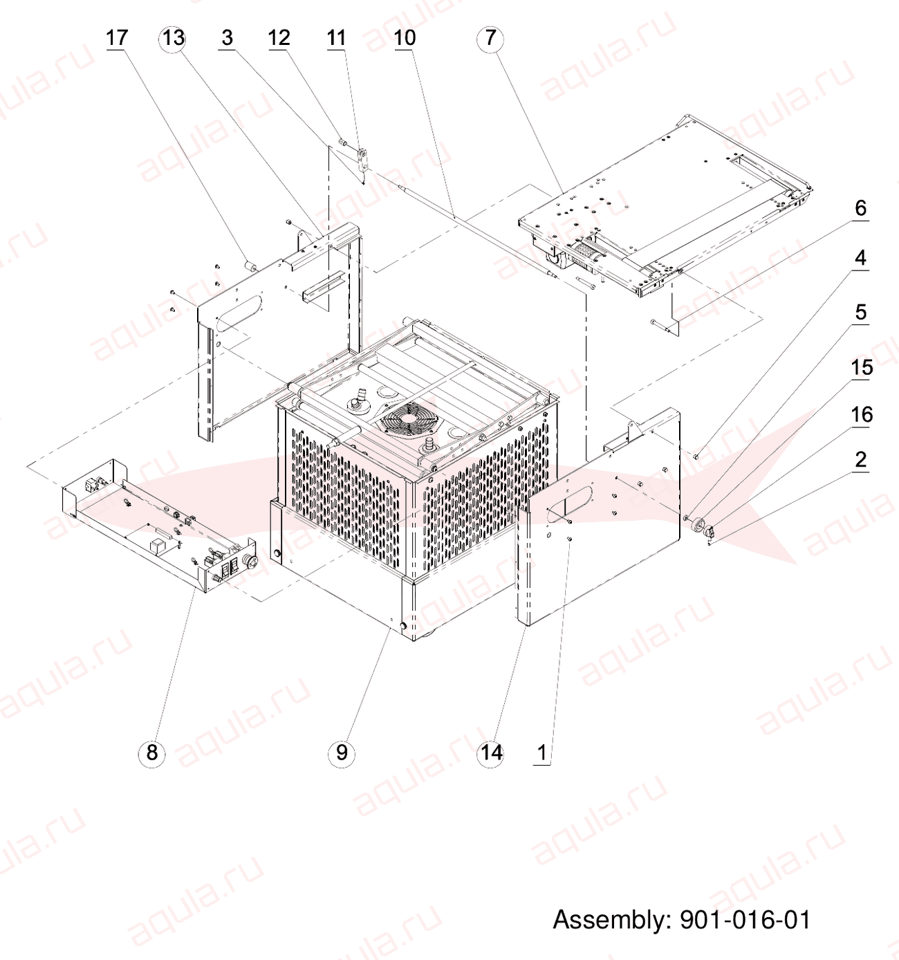 Morgana Feeder 8000 901-016-01 Top Assembly — схема деталей