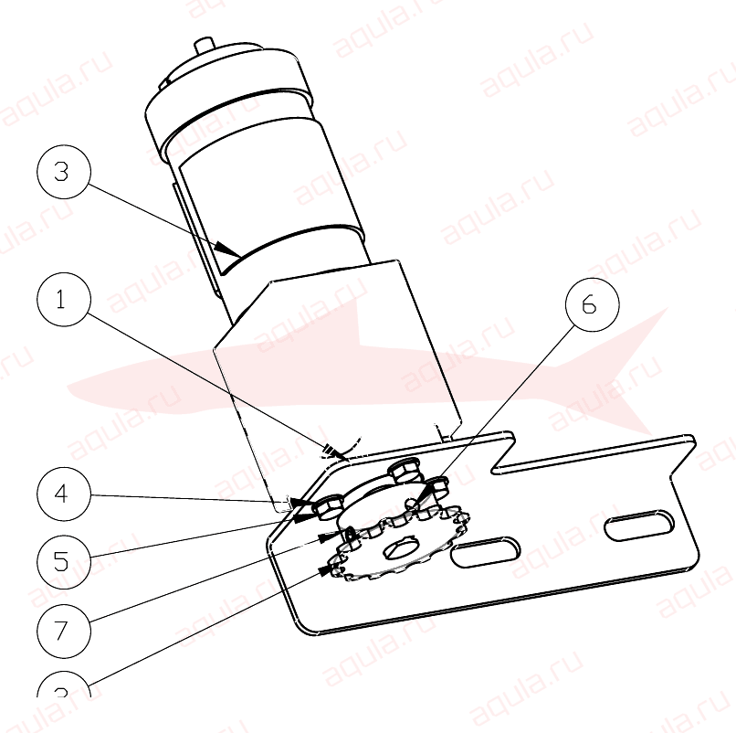 Morgana DigiBook 450 A0212158-00 Ass. motore stacker — схема деталей