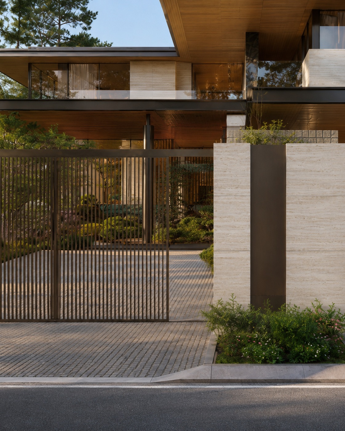VILLA D’OLIVA — Главный фасад и входная группа