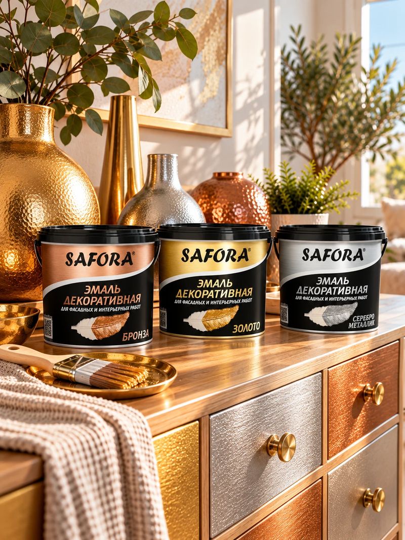 Эмали и краски SAFORA