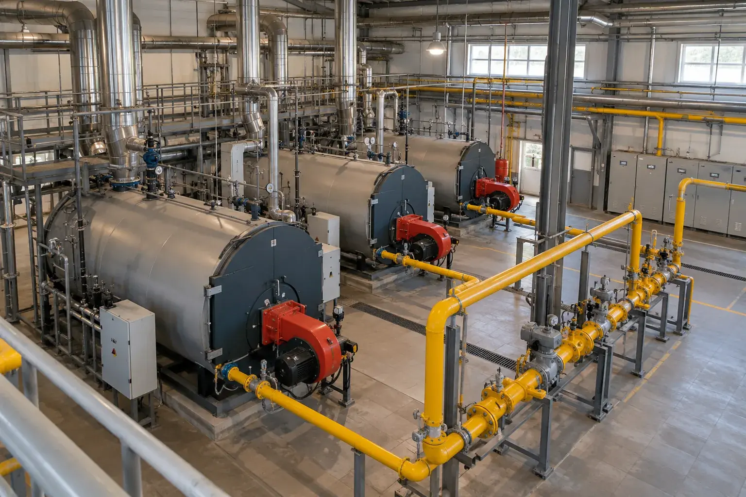 Газоснабжение котельной санатория с кислородной коррекцией горения в Сочи