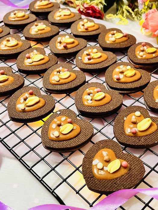 Печенье с солёной карамелью и арахисом ученицы Юлии Крячковой