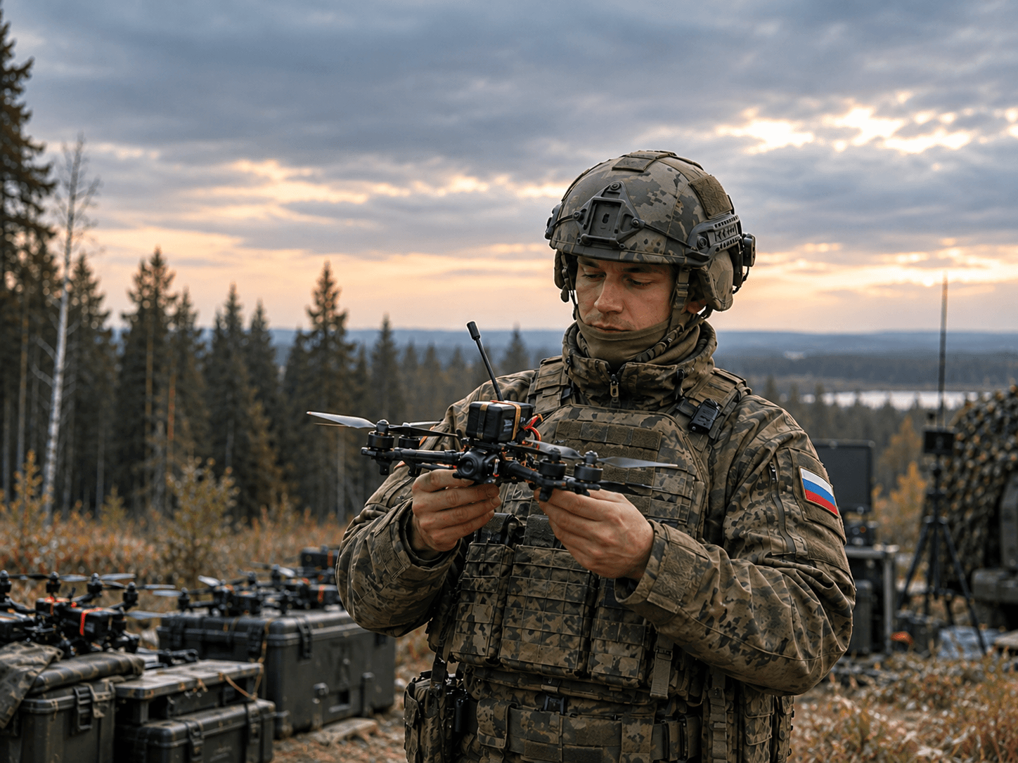 Оператор ударных FPV-дронов