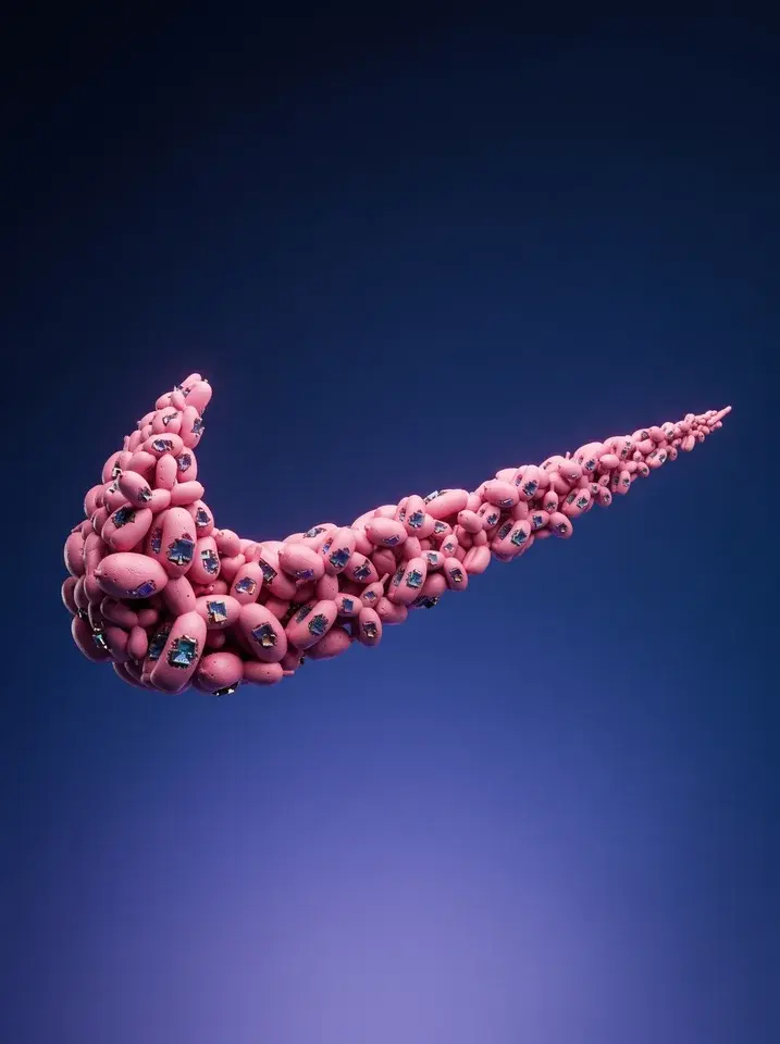 Nike из розовых персонажей