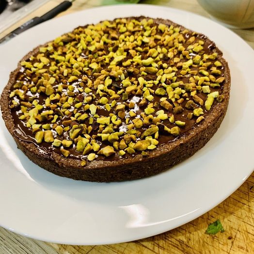 Шоколадный тарт с фисташками ученицы Марины Protsenko