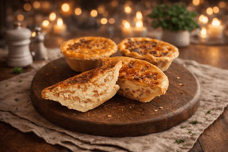 Порционные пироги с беконом