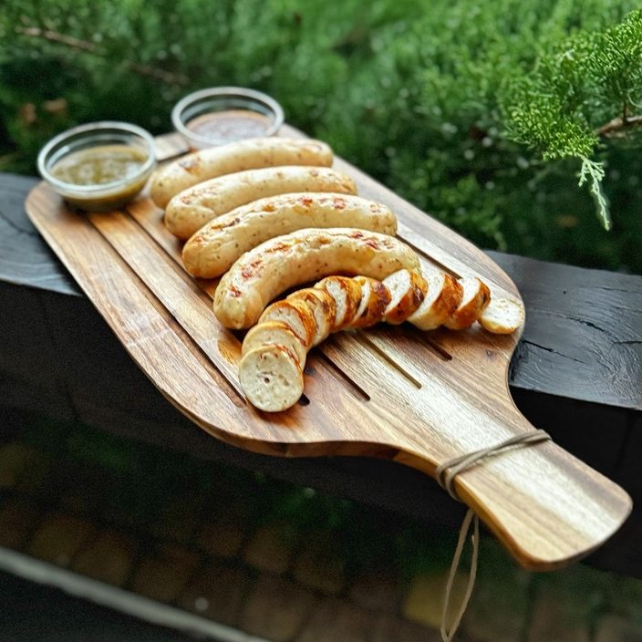Куриные колбаски с тающим сыром