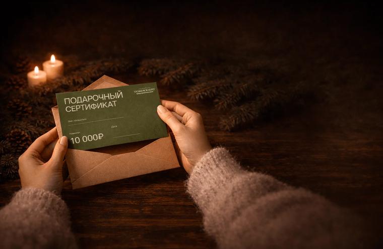 Подарочный сертификат в конверте