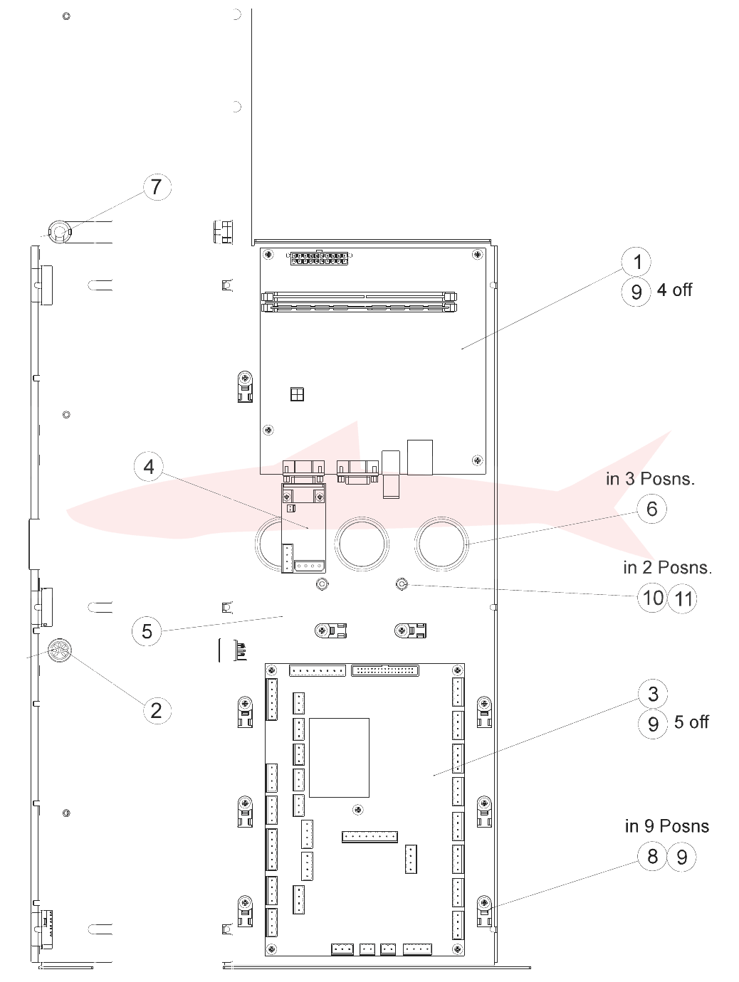 Morgana AutoCut Pro System PL 2.8 AutoFold Pro — Control System – Lay Side — схема деталей