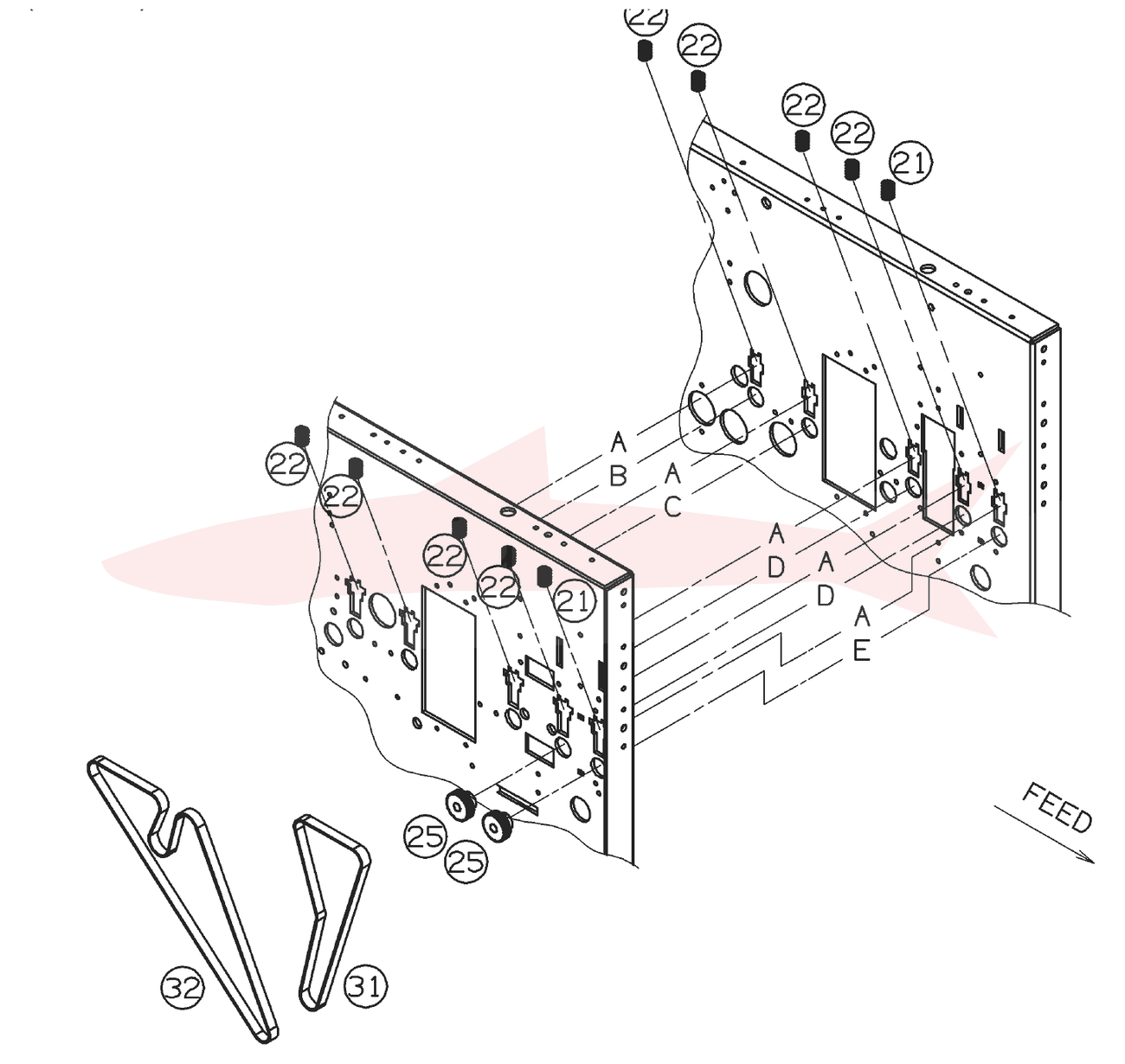 Morgana AutoCut Pro System PL 1.9 AutoCut Pro — Driving System 3 — схема деталей, Вид 2