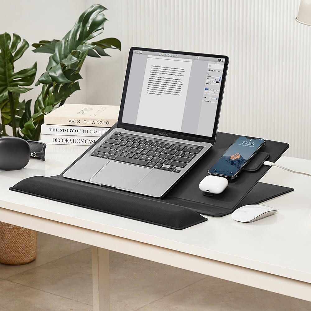 Настольный коврик MOFT Smart Desk Mat с ноутбуком, телефоном и подушкой под запястья