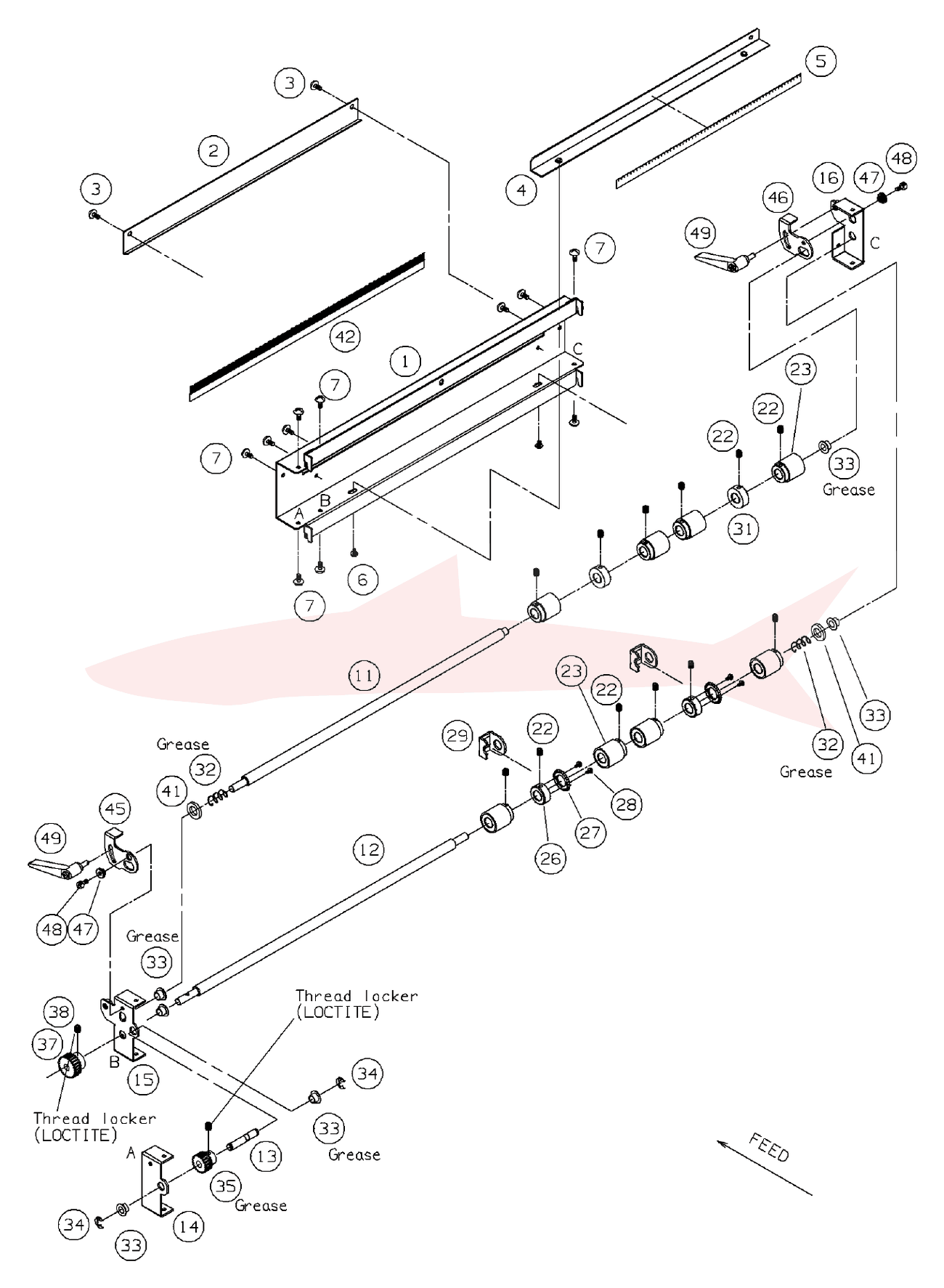 Morgana AeroCut 9 Perforator — схема деталей