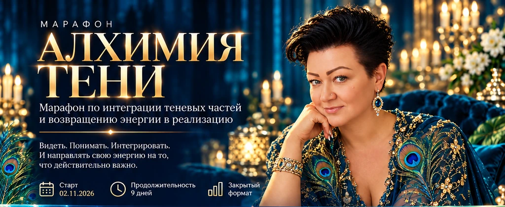 Марафон «Алхимия Тени» — обложка с фотографией автора