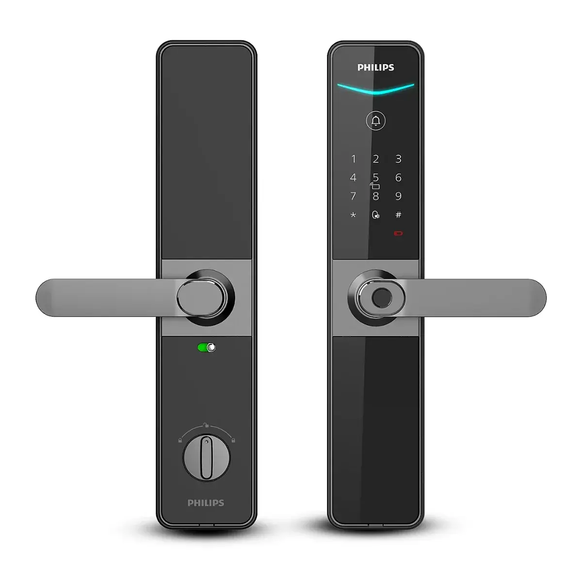 Philips EasyKey 610: внутренняя и наружная панели, серый