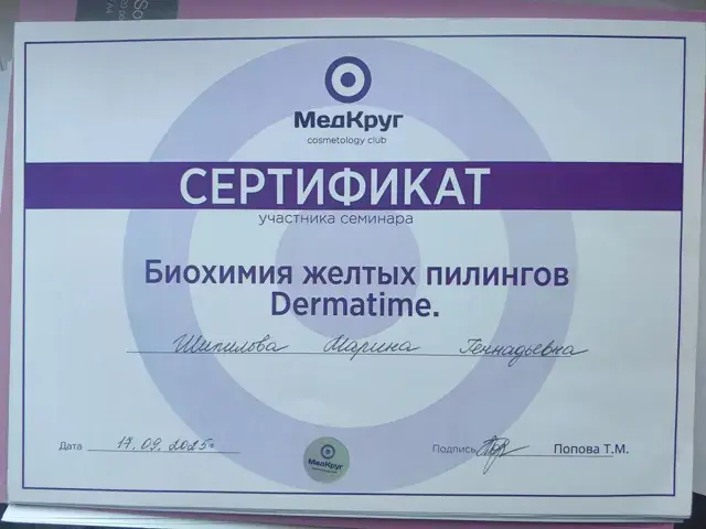 Семинар «Биохимия жёлтых пилингов», 2025