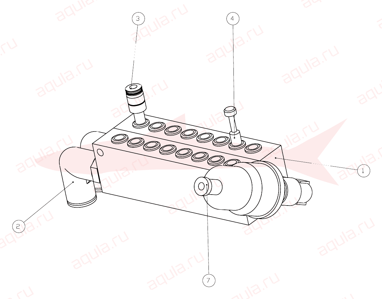 Morgana DigiBook 450 A0411018-00 Ass. distributore pneumatico 450 — схема деталей