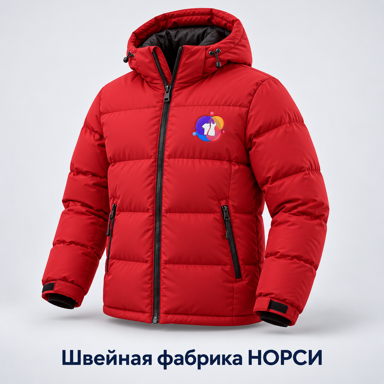 Спортивная зимняя куртка для болельщиков, команд и промо-мероприятий