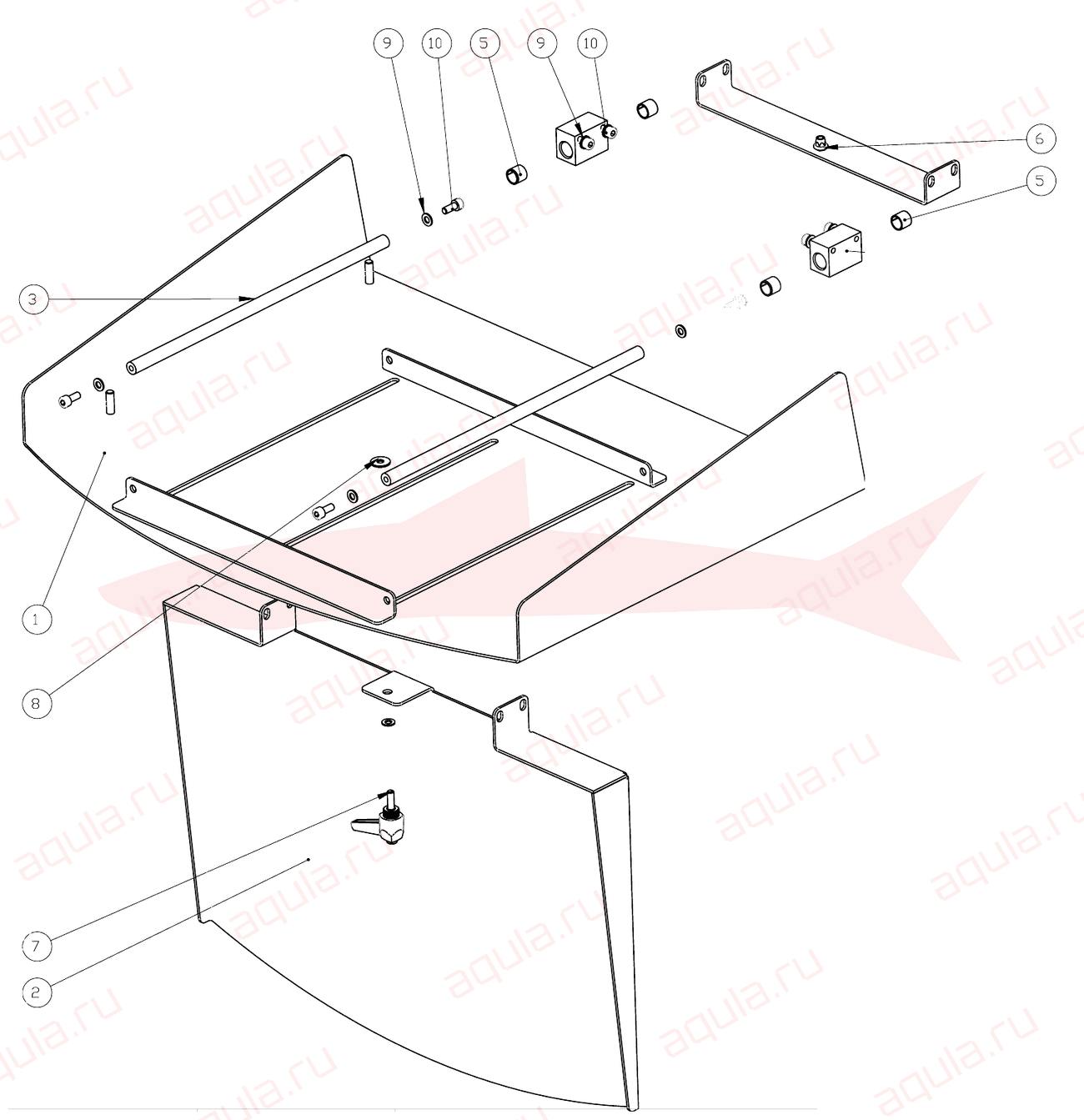 Morgana DigiBook 450 A0212155-00 Ass. deposito libri — схема деталей