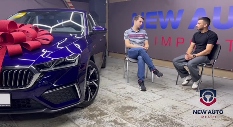 Александр: кадр из видеоотзыва New Auto об автомобиле Škoda Octavia Pro