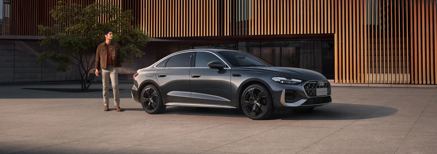 Audi A5L у современной архитектуры