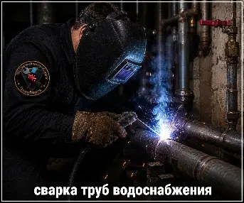 сварка труб, сварщик, сантехник