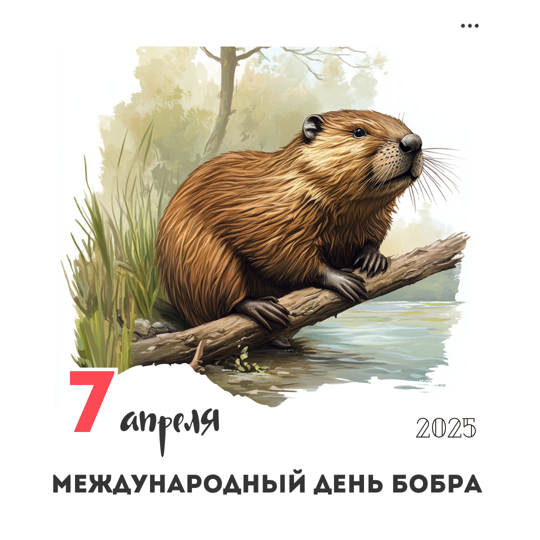 7 апреля – Международный день бобра