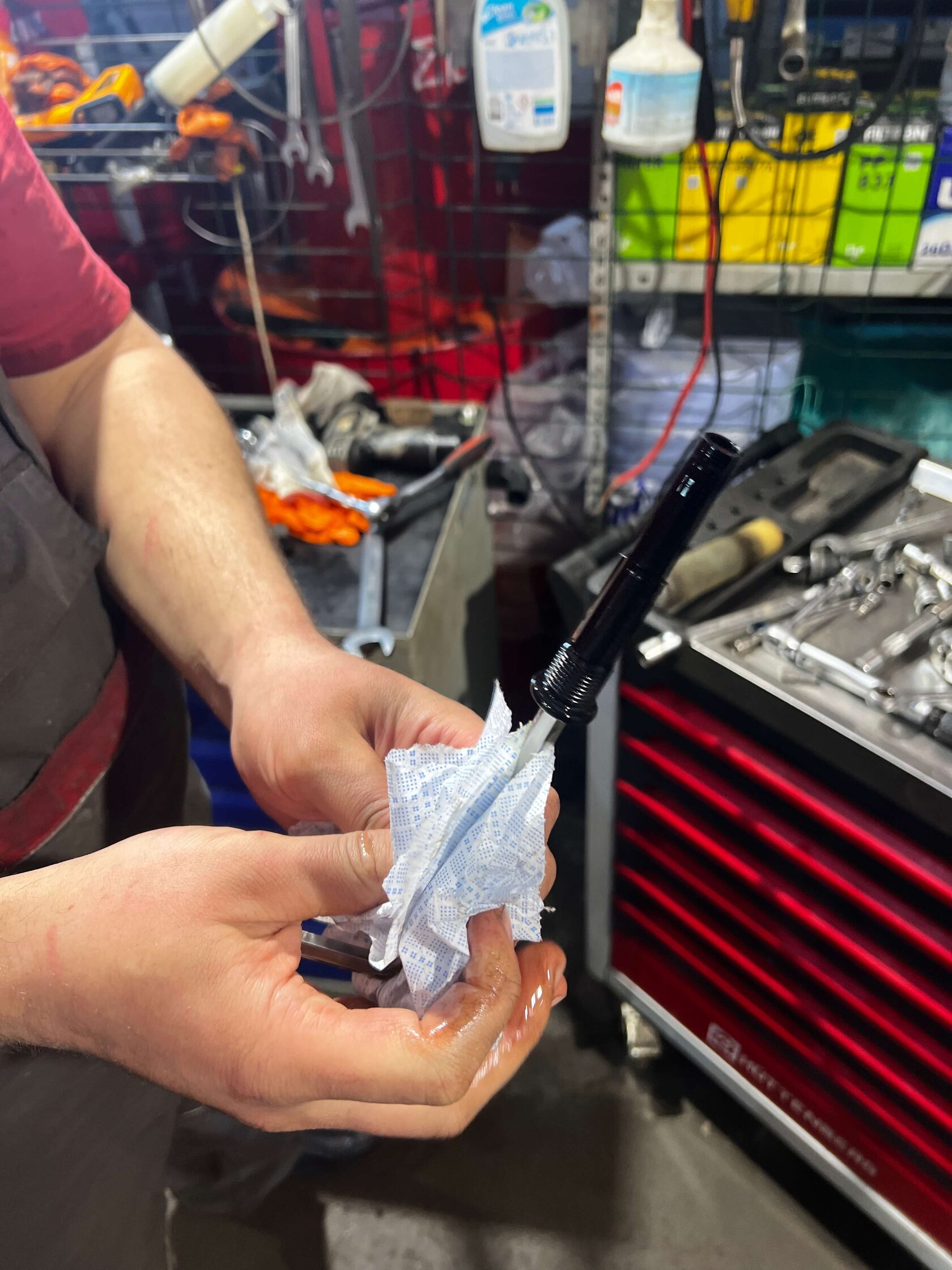 Снятие контрольного стакана DSG