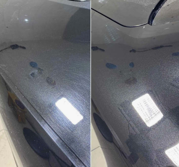 Полировка кузова до и после — работа MT Autoestetica