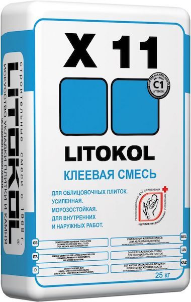 Купить эластичный плиточный клей Литокол Litokol X11 в Самаре