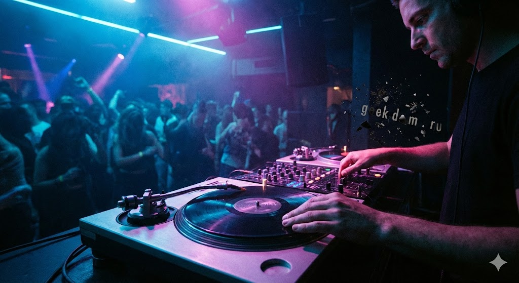 Всемирный день диджея за пультом клуба