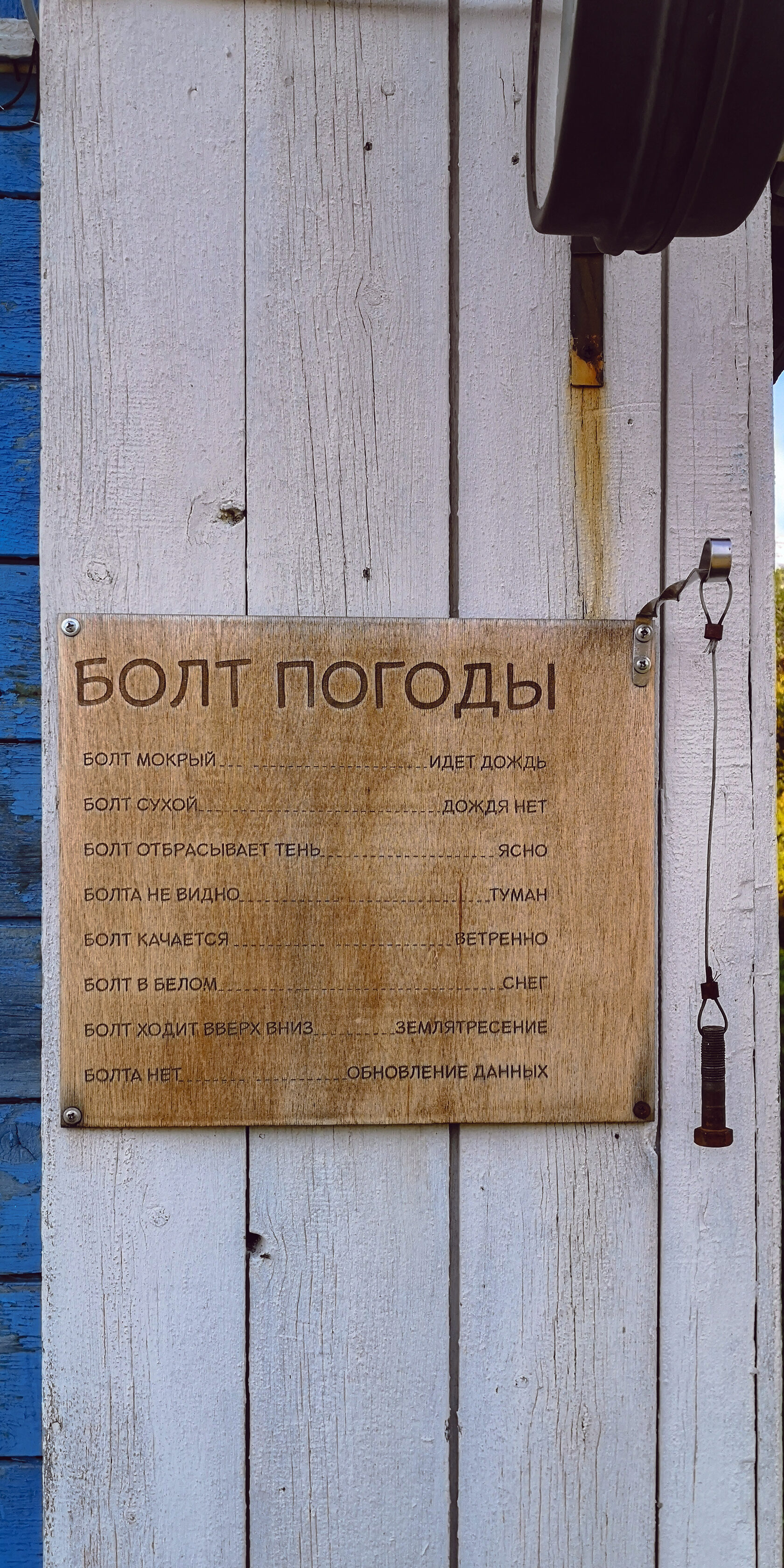 Болт погоды фото
