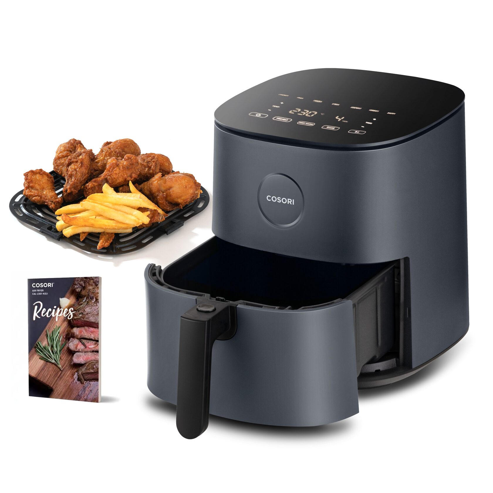 Аэрогриль Cosori Air Fryer Pro LE CAF-L501 4,7л Gray — купить с бесплатной  доставкой