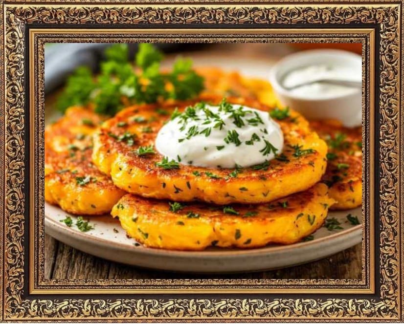 оладьи из кабачков с чесноком