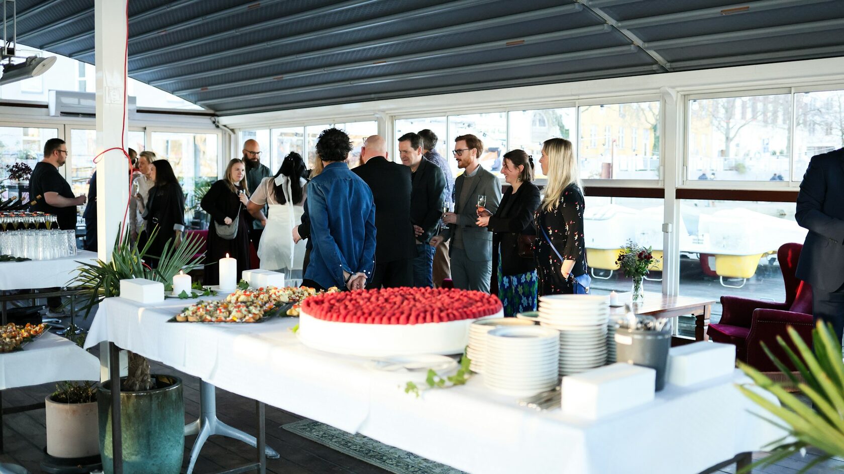 OTDEL pop-up store opening — catering design